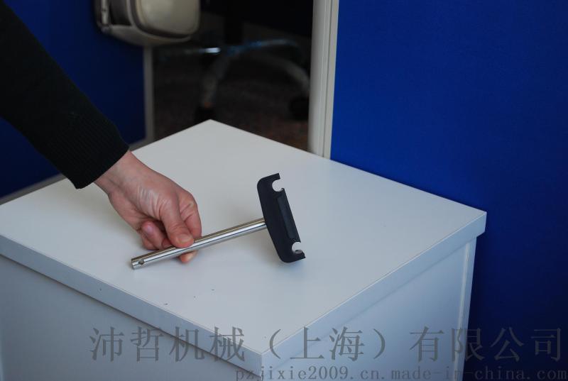 低价供应流水线护栏输送配件 带柄圆双轨夹 输送护栏夹配件